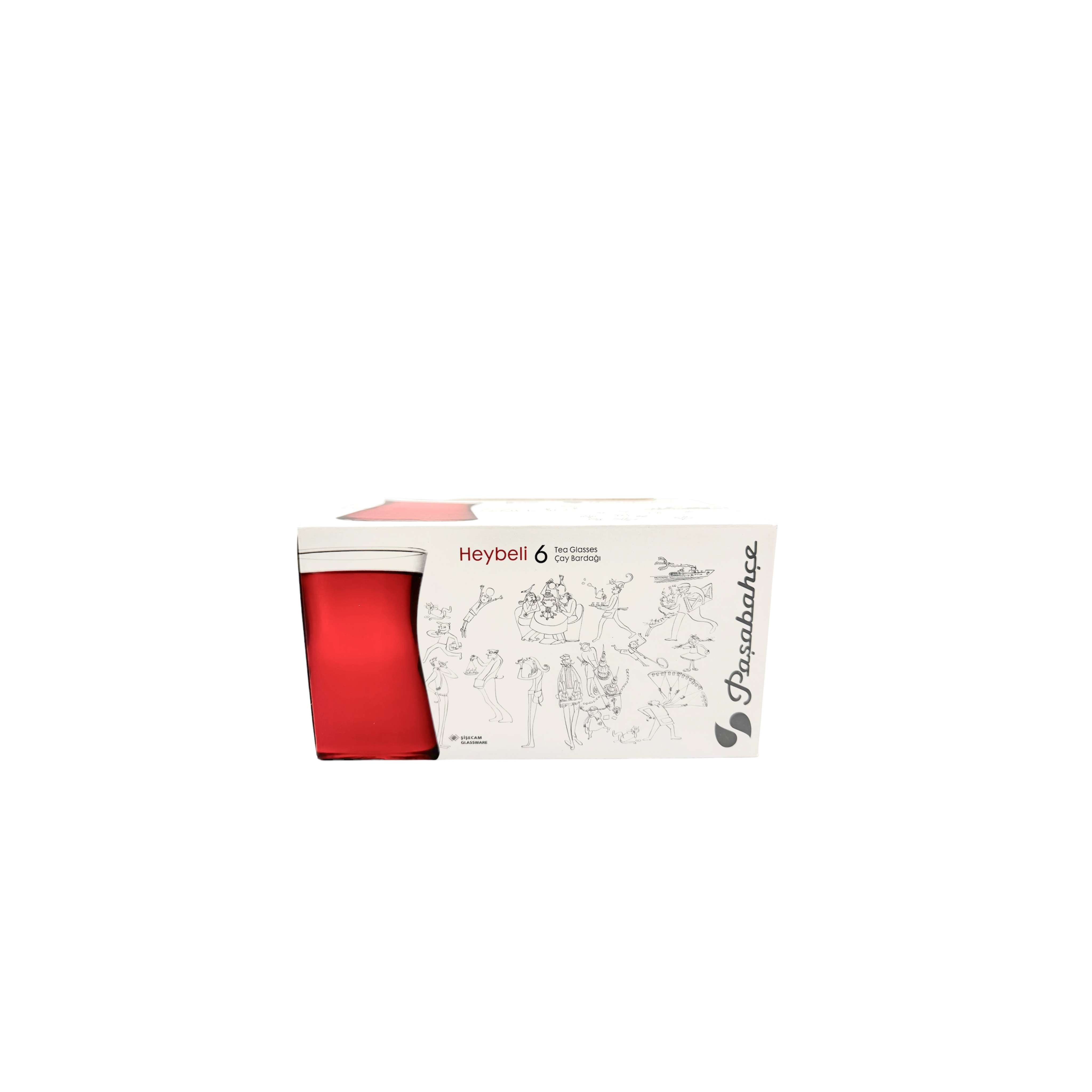 HEYBELİ Tea Glass 170 cc