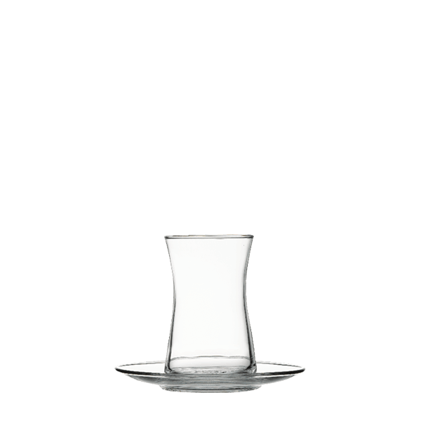 HEYBELİ Tea Glass Set 160 cc